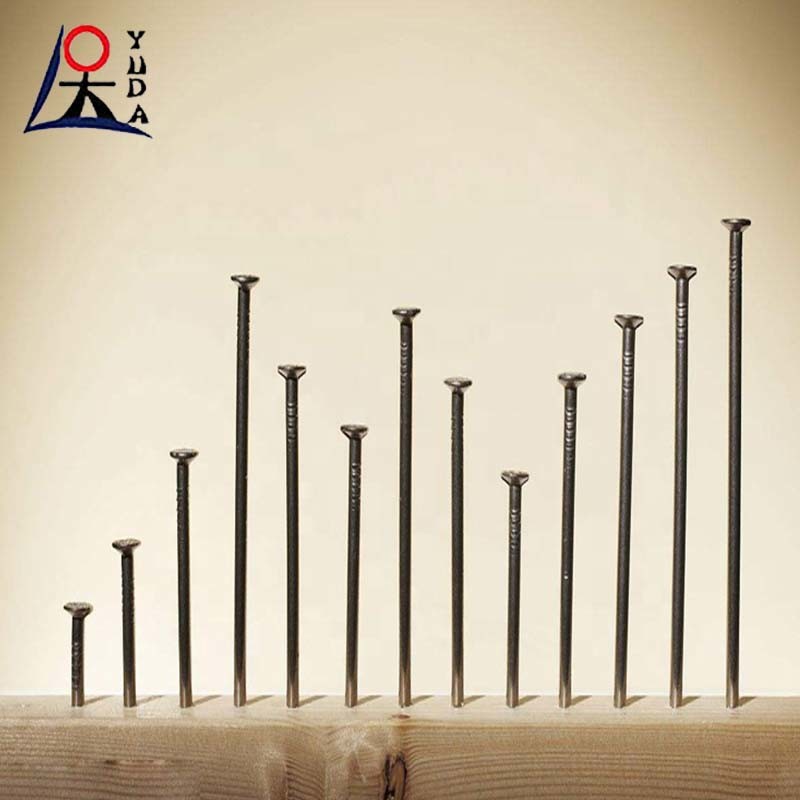 Building Construction Round Wood Nails Made Of Galvanized Steel