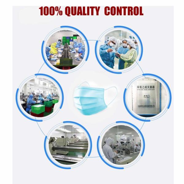 3 Ply Non Woven Hypoallergenic Surgical Face Masks