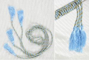 tassel with cord for curtain garments polyester Handmade decoration tassel,9cm polyester rope