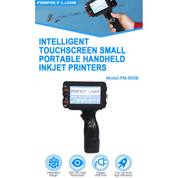 Handheld Inkjet Printer Multilingual Interface 4.3-Inch Touch Screen Coding Printing Machine For Paper Label Tube