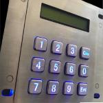 Metal Usb Numeric Keypad With Display , LED Backlit Wired Numeric Keypad