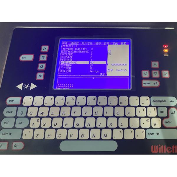 Willett 630 Continuous Inkjet Printer Industrial Batch Coding Machine Expire Date Printing Machine for Bottle