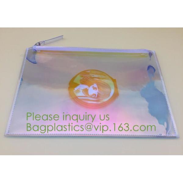 printed PVC zipper bag ,transparent PVC swimwear packaging bag,bikini bag,zipper bag for cosmetic packing bagease bagpac
