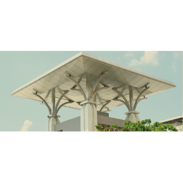 Spray Painted Brushed Aluminium Composite Panel Temperature Resistance