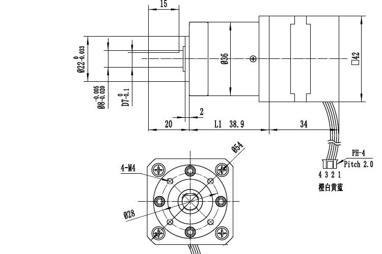 High Torque Nema 17 Gearbox Motor 42mm High Precision Geared Gear Reducer Stepper Motor for 3d Printer