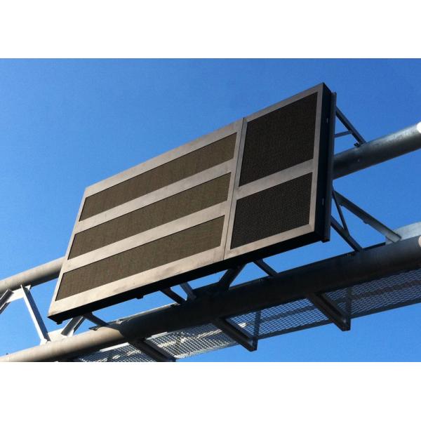 Portal Frame Single VMS LED Variable Message Signs P16 Short Circuit Protection