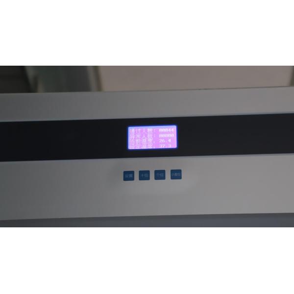 Two-in-one Infrared Thermometer Walk Through Metal Detector