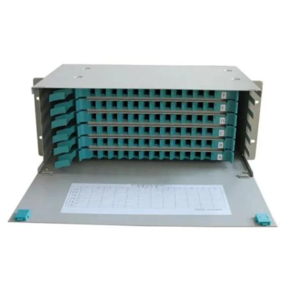 Quality FTTH 24/12 Cores LC/Sc APC Upc Simplex Duplex Fix/Pulling Type Optical Optic Fiber ODF 435*200*95 mm for sale