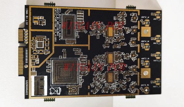 Quality Custom Green Fr4 HDI PCB Board / 10 Layer Pcb Black Solder Mask 7Mil BGA for sale