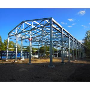 China Galvanized / Painted Steel Structure Storage Warehouse Earthquake Resistant wholesale
