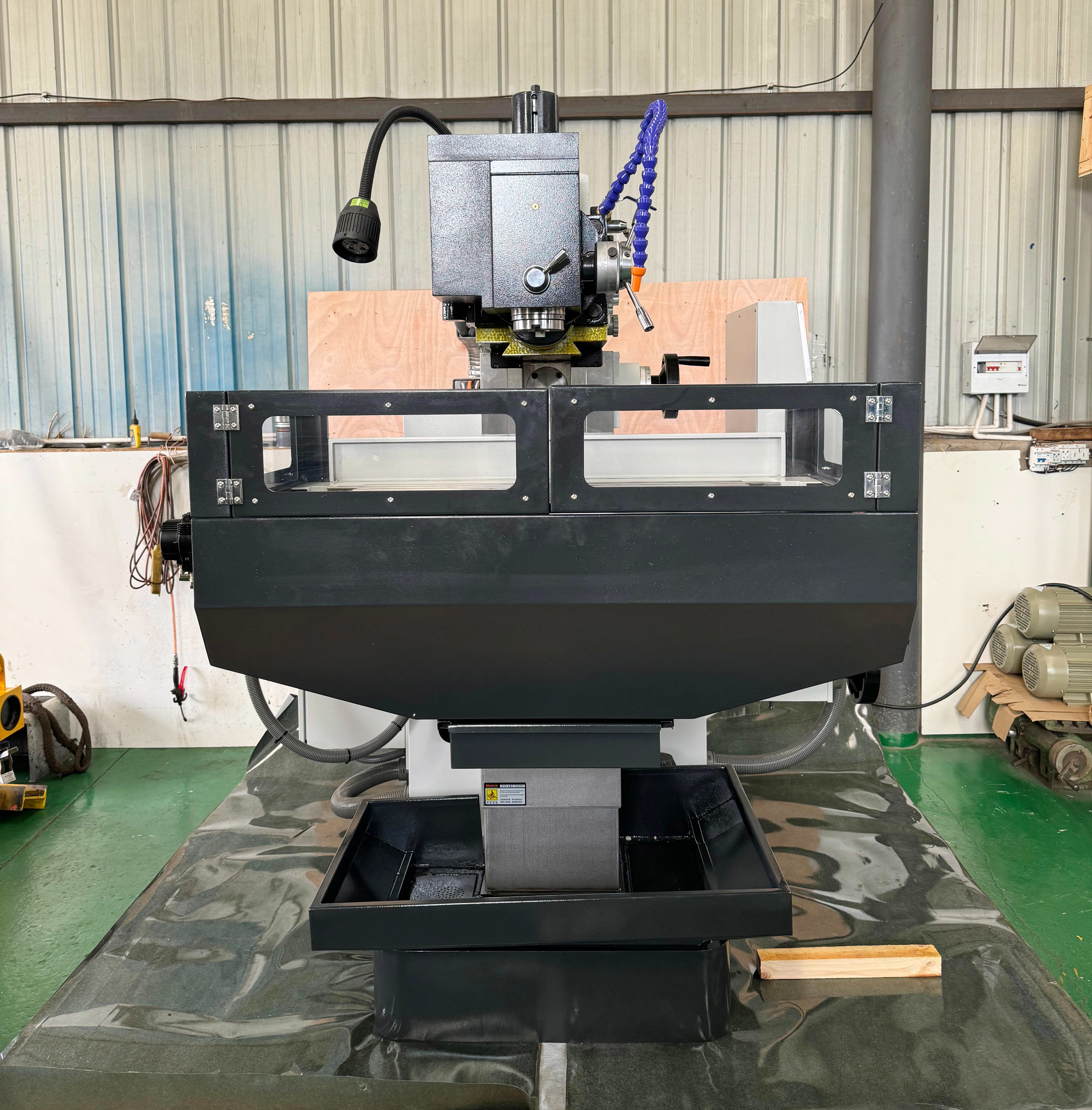 4 Axis Vertical CNC Milling Machine XKH8140A Small Mold Processing CNC Manual Universal Tool Milling Machine