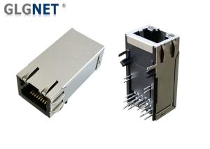 10G Magnetic RJ45 Power Over Ethernet Connector With UPOE+ Single Port Latch Up