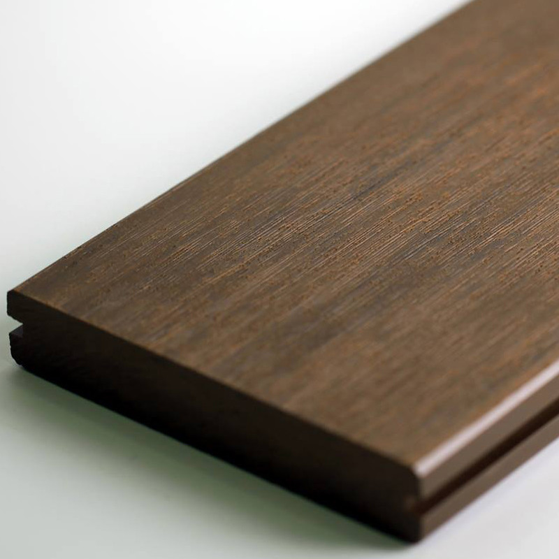 Sturdy WPC 3D Composite Decking Lightweight Hollow Profile With Squared Holes