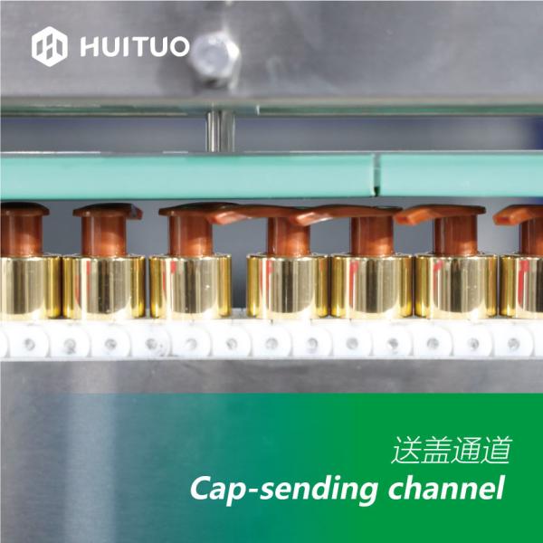 Automatic Bottle Screw Capping Machine 200bpm For Lotion Pump