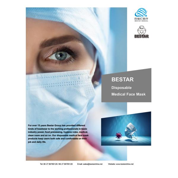 EN14683 3Ply Disposable Medical Face Mask For Adult Protection