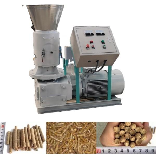 Quality Moving Roller Biomass Sawdust Pellet Machine Wood Pellet Mill For Pellet Making Flat Die Pellet Machine for sale