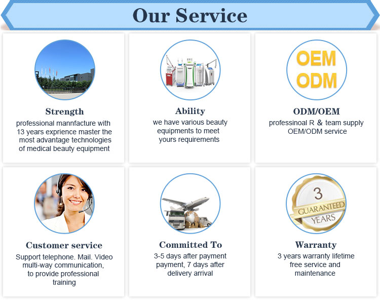Four different sizes handpieces optional 3 years warranty cryotherapy machine for whole body
