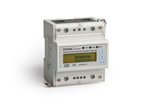 Din Rail Digital Prepaid Electricity Meter Single Phase MODBUS For Ami System