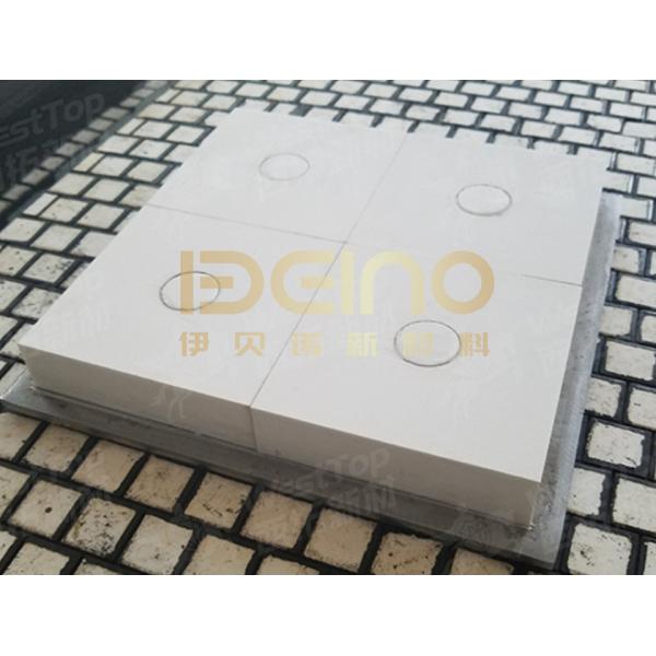 Corrosion Resistance Rubber Ceramic Liners Light Weight Ceramic Wear Plates