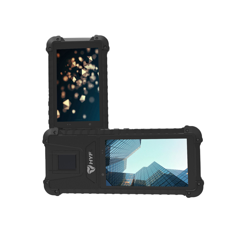 ODM Strap Biometric Rugged Tablet Windows 10 Terminal 4G Logistics