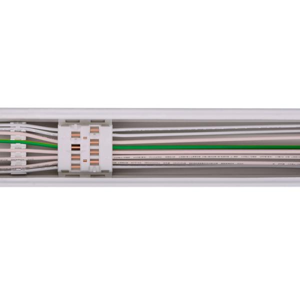 4 Foot 8 Wires Pre Wired Linear Trunking For Commercial Lighting