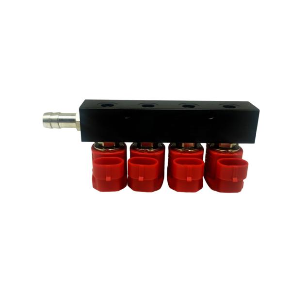 Quality Cylinder Number 4 Alloy Injector Rail 3 Ohm For CNG Or LPG Cars for sale