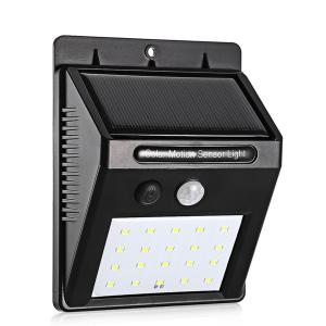 China Pir Motion Sensor 200LM Solar Powered LED Wall Light Cool White on sale