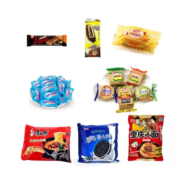 High Speed Horizontal Pillow Type Packing Machine Automatic Pillow Bag Packaging
