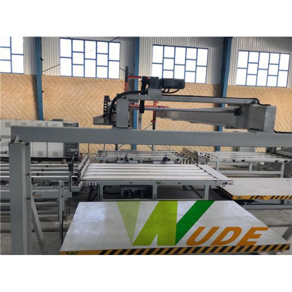 Particle Board Double Side Synchronous Laminating Line Embossed Pattern 100 sheets/h