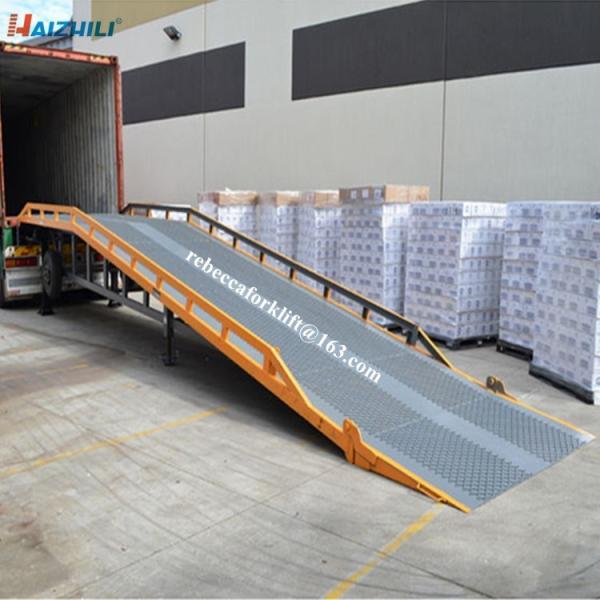 Quality Mechanical Container Yard Ramp 8 Ton Convenient Maintenance Solid Structure for sale
