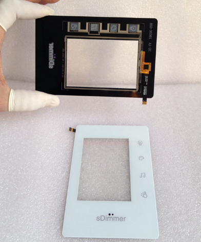 5" Touch screen panel and LCM and optical bonding for Industrial control device