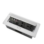 Customize Desktop Pop Conference Table Socket Telephone Audio Terminal Box