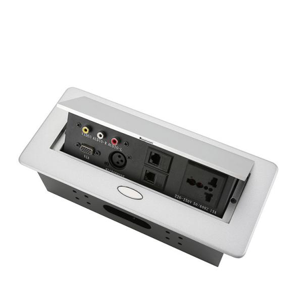 Quality Customize Desktop Pop Conference Table Socket Telephone Audio Terminal Box for sale
