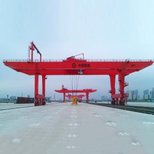China RMG Model Mobile Harbour Crane Heavy Load Electric Power Supply wholesale