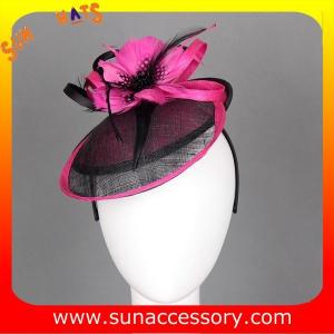 China 0907 Elegant design sinamay fascinators hats for ladies ,Fancy Sinamay fascinator from Sun Accessory wholesale