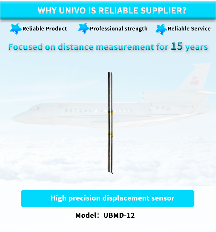 UNIVO UBMD-12 High precision LVDT linear displacement sensor test position sensor displacement measurement high sensitivity