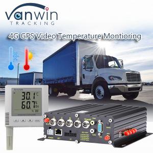 China Freezer Truck Temperature Monitoring System 4G Vehicle GPS MDVR All In One Solution on sale