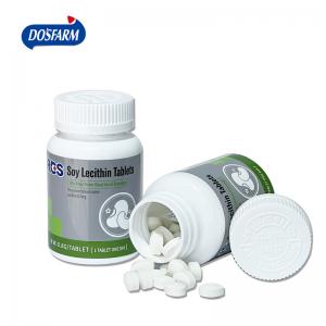 Customized Health Supplements Soy Lecithin Tablets Nutraceutical Tablet ISO22000