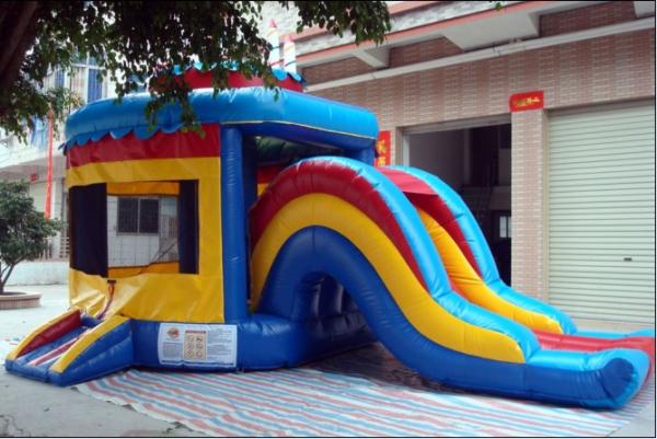 Inflatable Bouncer combo / Bouncer and slide combo / inflatable castle slide