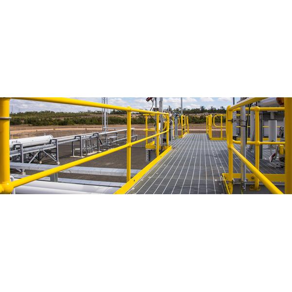 Q235 Mesh Platform HDG Walkway Steel Grating Panel