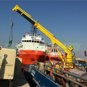 China 30M Electro Telescopic Boom Dinghy Lifting Crane wholesale