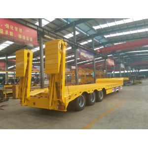 China Neckgoose 3 Axles 40 Tons 8.25R20 Low Flat Trailer wholesale
