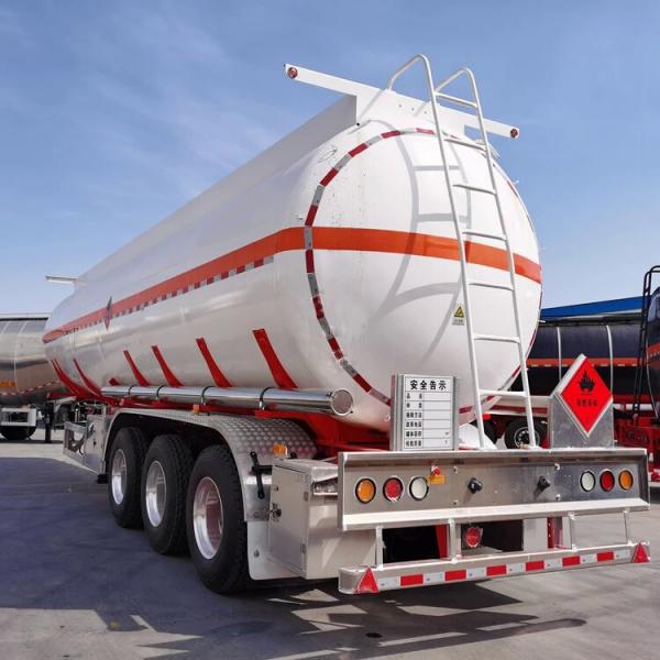 3 Axle 42000 45000 Liters Aluminum Carbon Steel Oil Tanker Fuel Tank Semi Trailer Oil Tank Truck Trailer