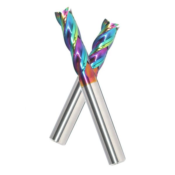 Long Shank Four Flute End Mill 6mm Square End Mills For Copper Electrode