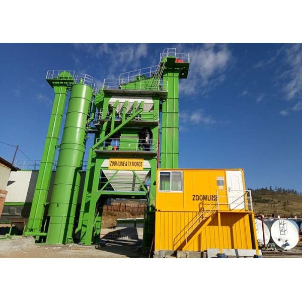 Oil Burner Batch Type 1800kg/batch Hot Mix Asphalt Plant
