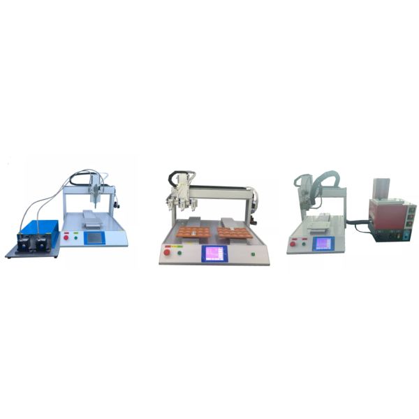 Two Components Automatic Glue Dispenser 300x300x60 Mm With Automatic Mixing System