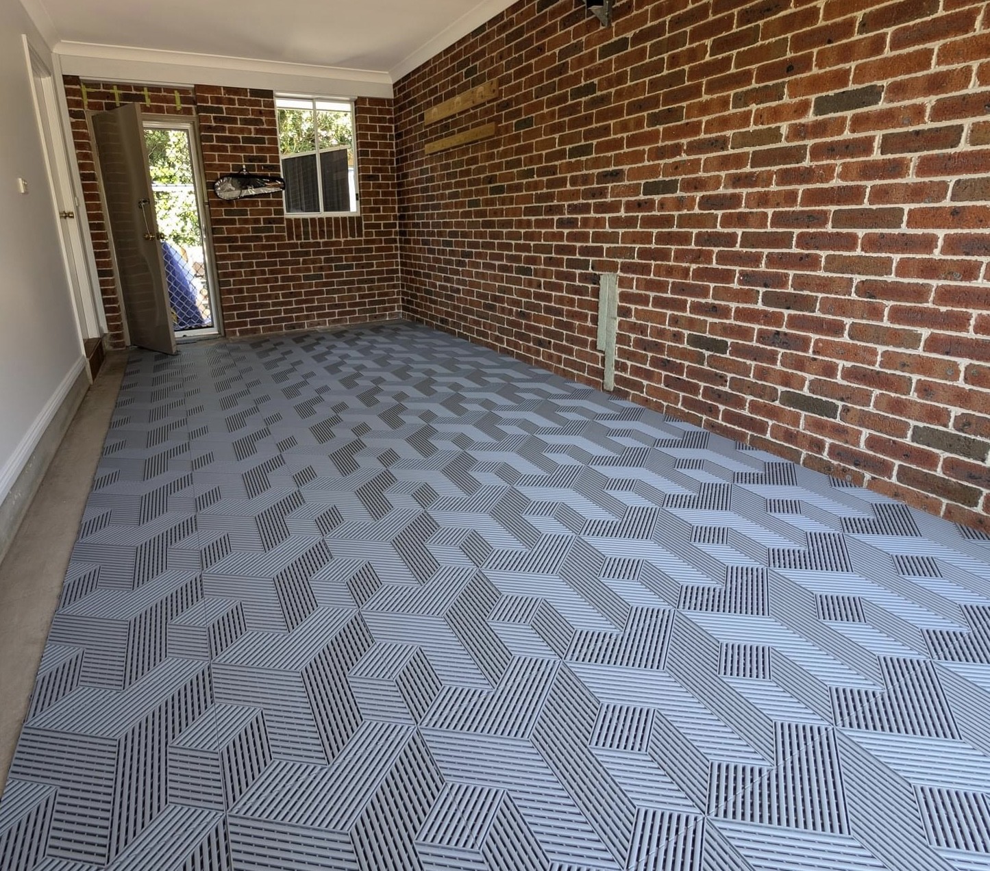 Anti Slip Interlocking Garage Tile 25000lbs Interlocking Mats For Garage