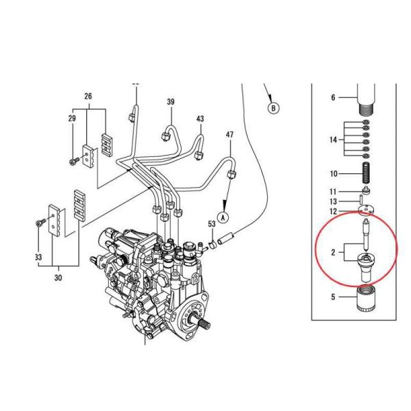6743-11-3320 PC360-7 SAA6D114E Engine Komatsu Fuel Injectors