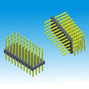 China 2.00mm PCB Pin Header Four Row Straight Right Angle wholesale