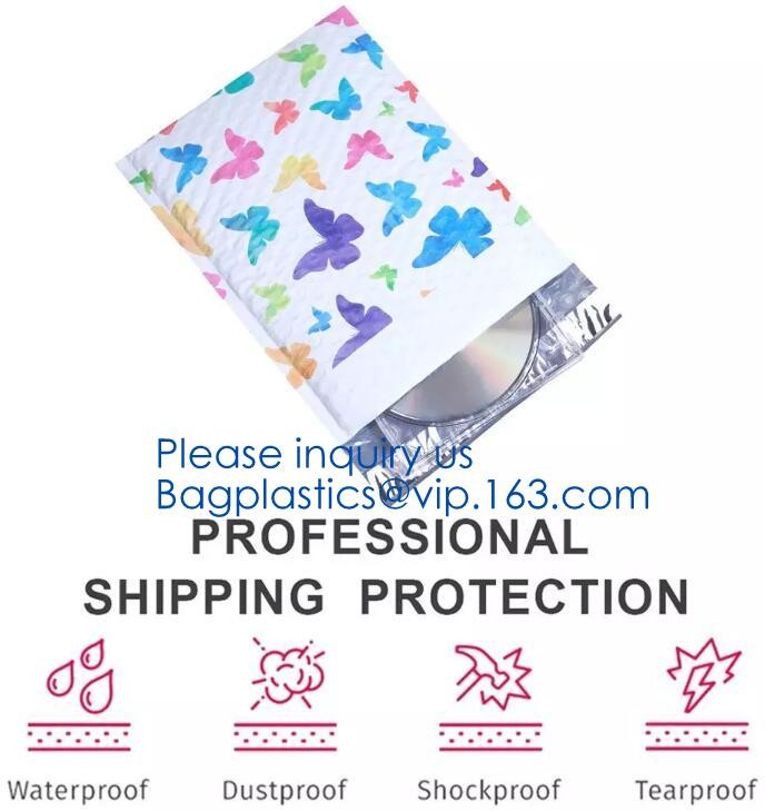 100% Biodegradable compostable plastic express courier custom eco bio mailers mailing bag with die cut handles bagease